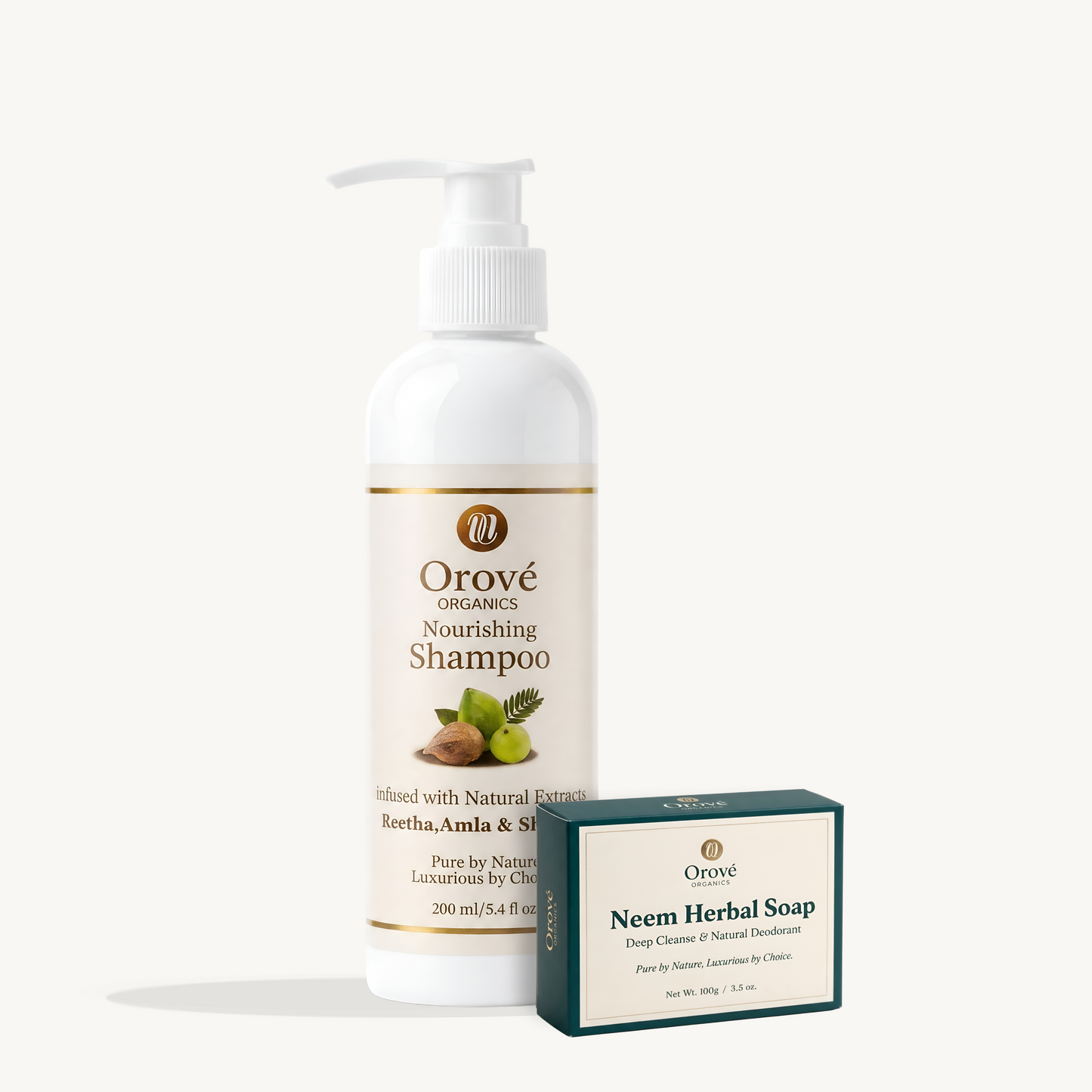 Herbal Shampoo 200ml + Full Body Neam Soap