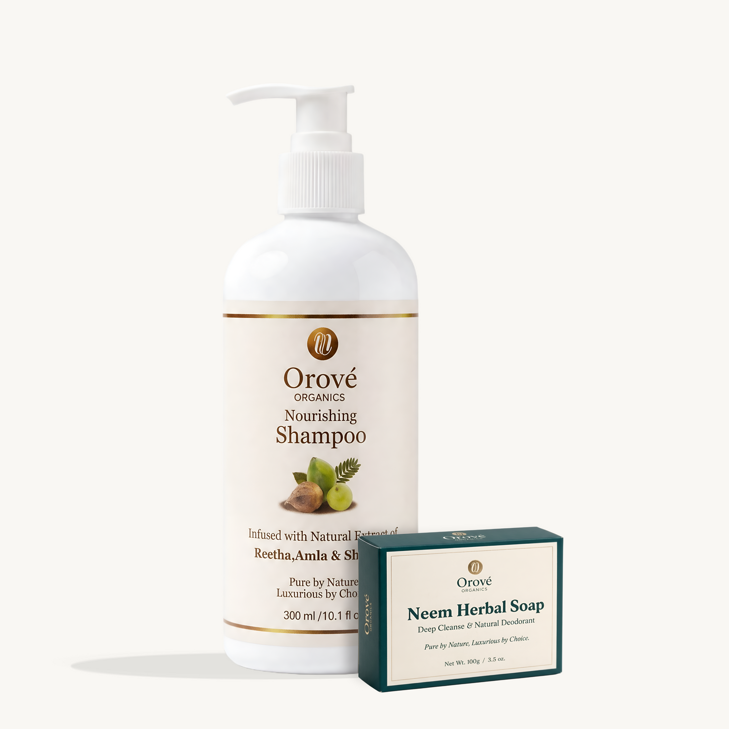 Herbal Shampoo 300ml + Neem Full Body Soap