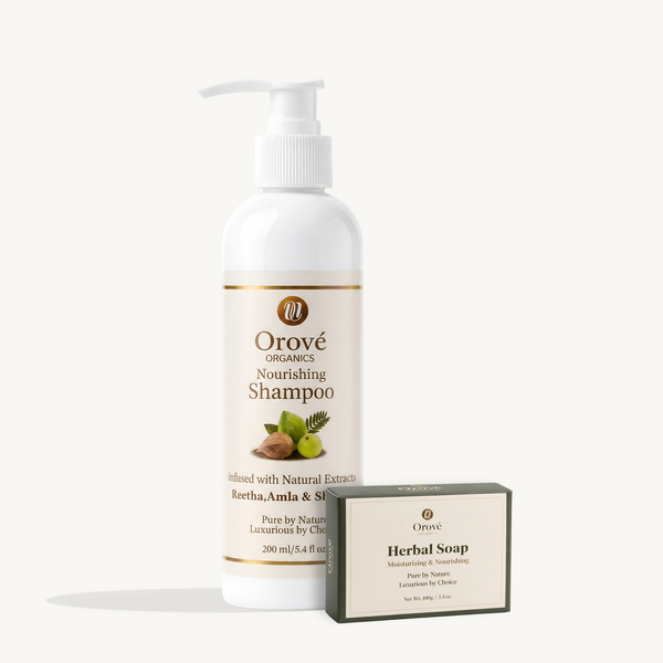 Herbal Shampoo 200ml + Dry Face Soap