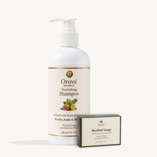 Herbal Shampoo 300ml + Dry Face Soap